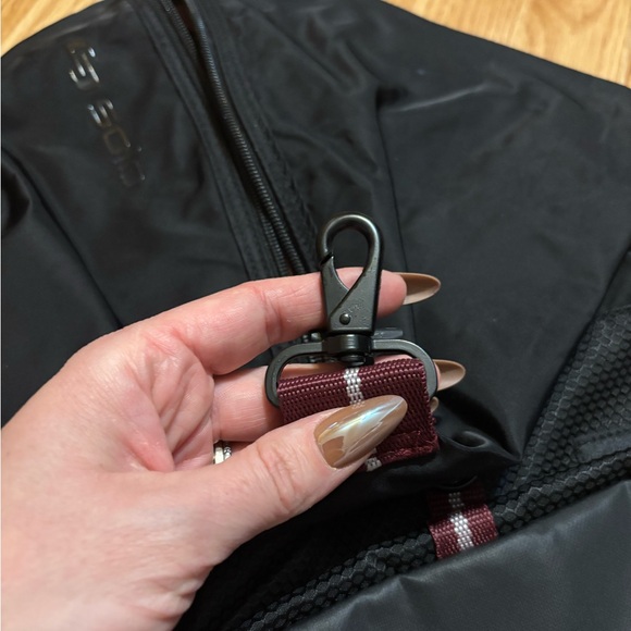 Solo Black and Burgundy Backpack - Picture 4 of 9